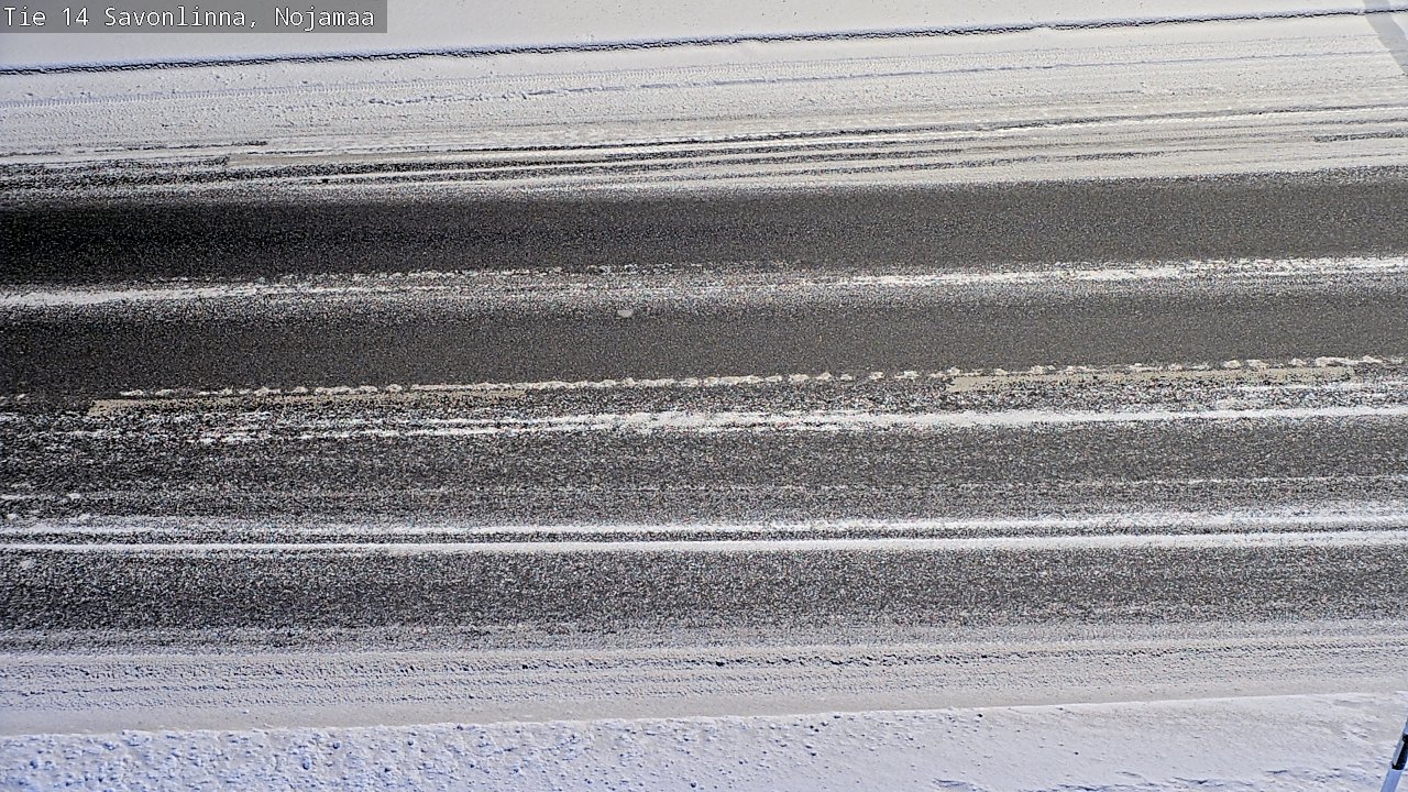 Weather Camera Image Väg 14 Nyslott, Nojanmaa, Savonlinna, Etelä-Savo