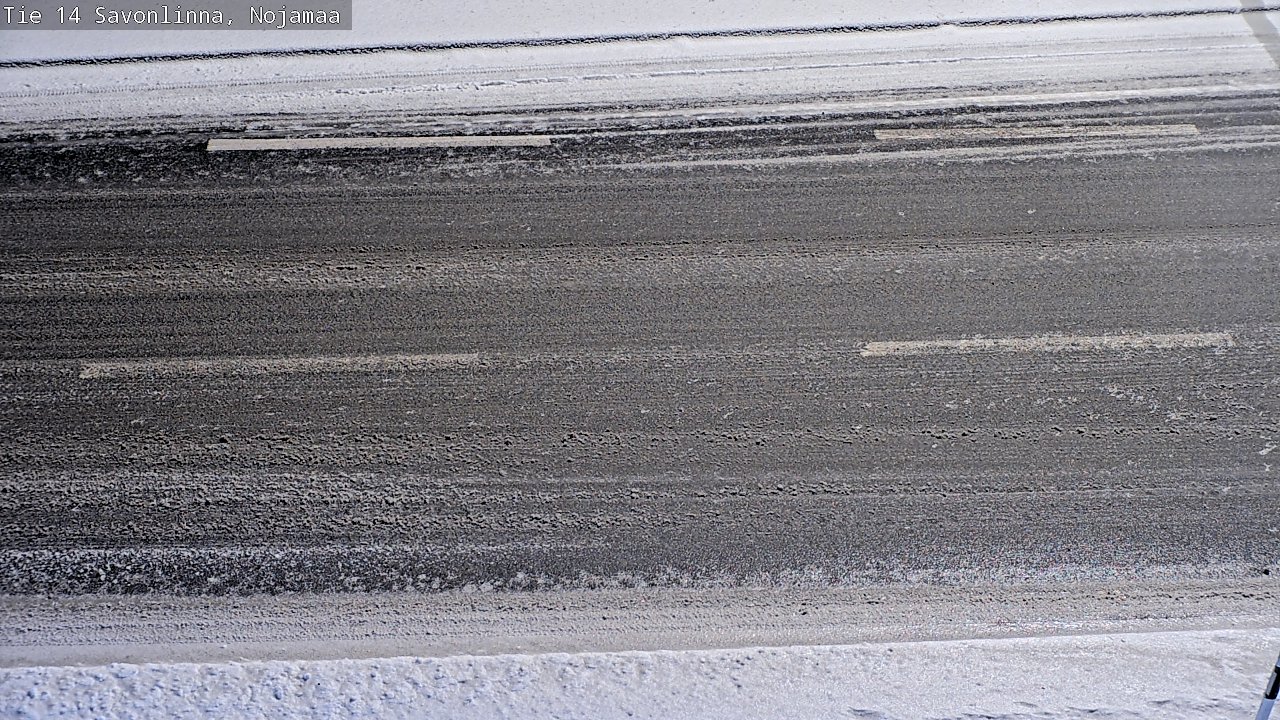 Weather Camera Image Väg 14 Nyslott, Nojanmaa, Savonlinna, Etelä-Savo