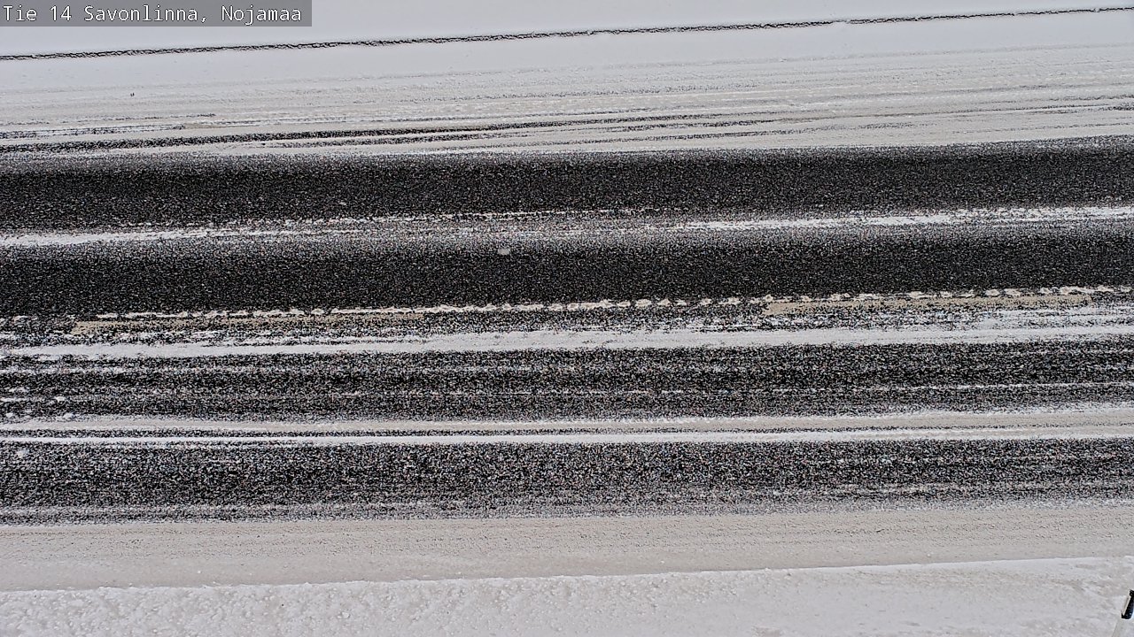 Weather Camera Image Väg 14 Nyslott, Nojanmaa, Savonlinna, Etelä-Savo