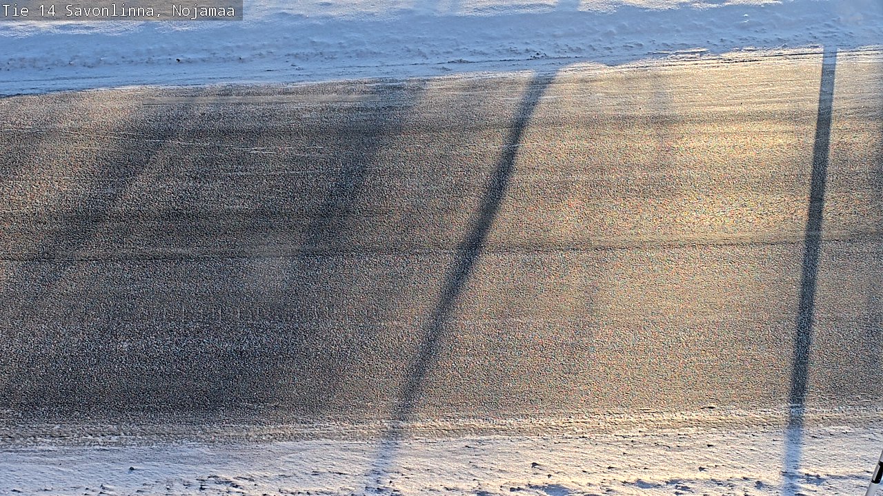 Weather Camera Image Väg 14 Nyslott, Nojanmaa, Savonlinna, Etelä-Savo