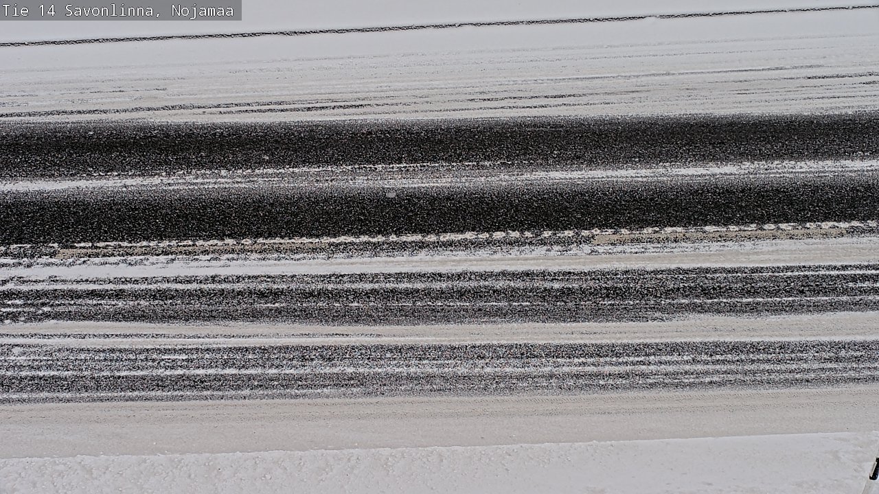 Weather Camera Image Väg 14 Nyslott, Nojanmaa, Savonlinna, Etelä-Savo