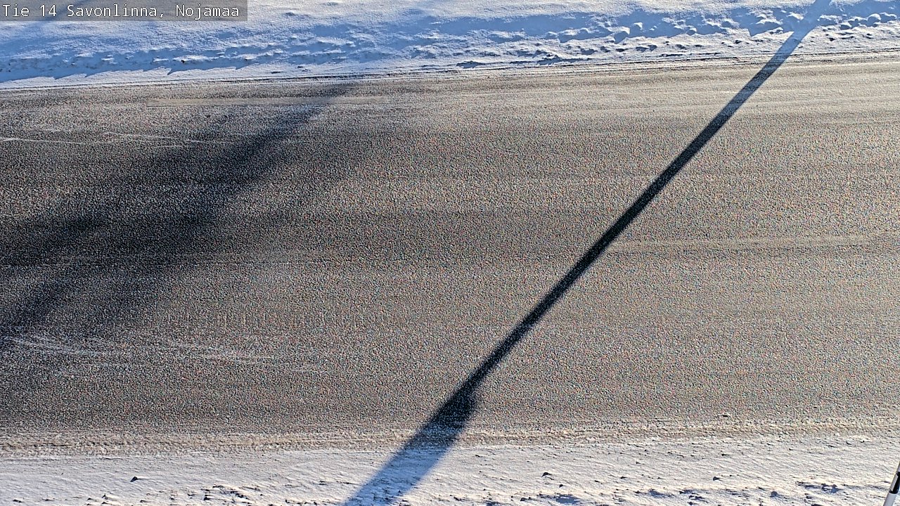 Weather Camera Image Väg 14 Nyslott, Nojanmaa, Savonlinna, Etelä-Savo