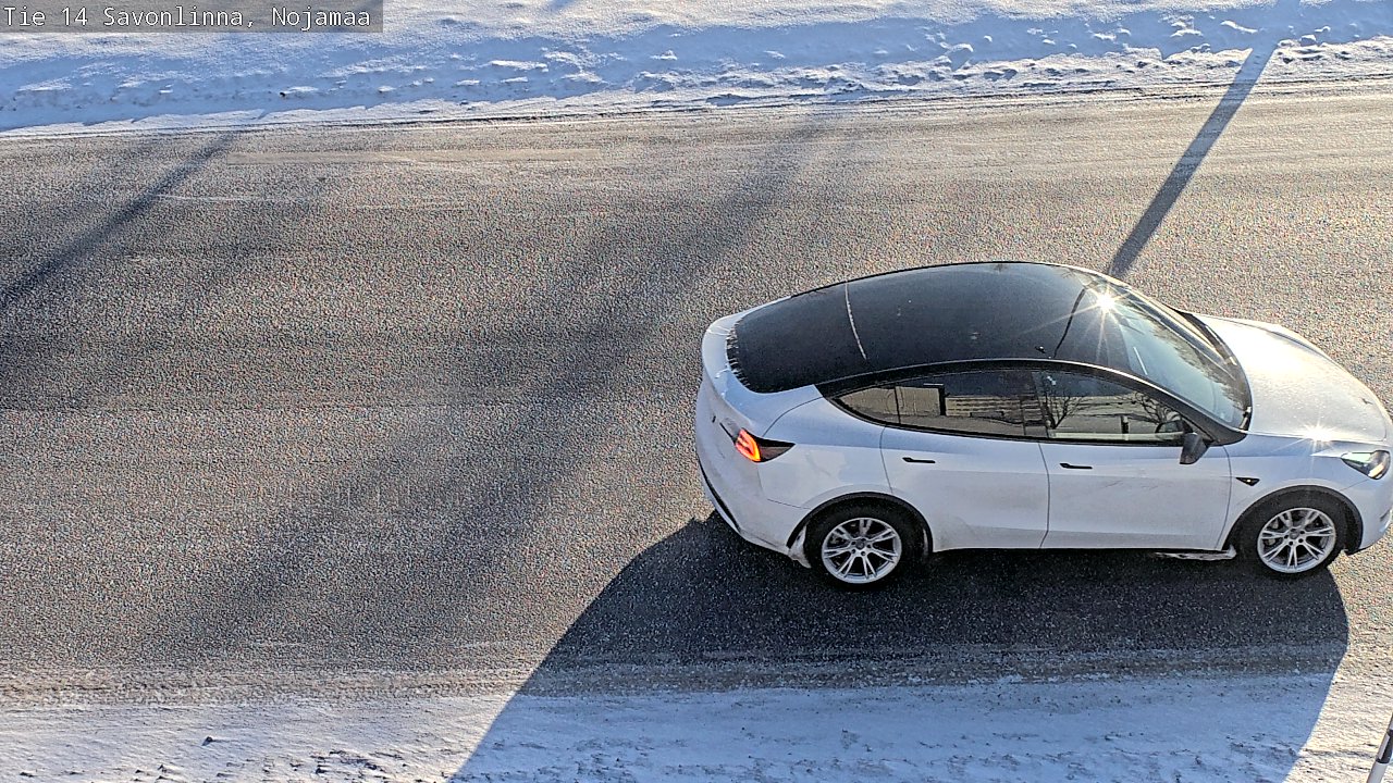 Weather Camera Image Väg 14 Nyslott, Nojanmaa, Savonlinna, Etelä-Savo