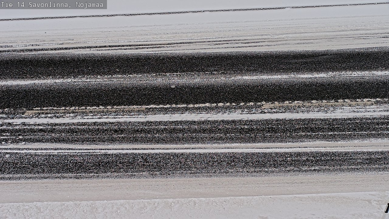 Weather Camera Image Väg 14 Nyslott, Nojanmaa, Savonlinna, Etelä-Savo