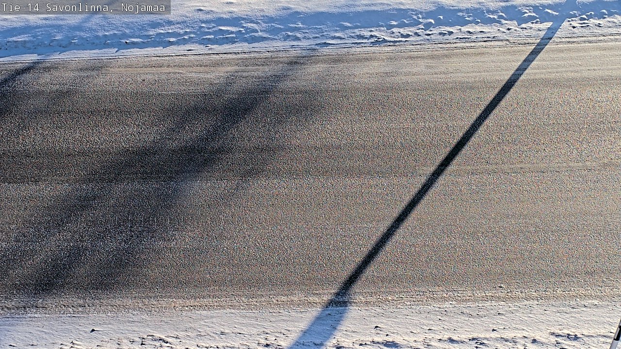 Weather Camera Image Väg 14 Nyslott, Nojanmaa, Savonlinna, Etelä-Savo