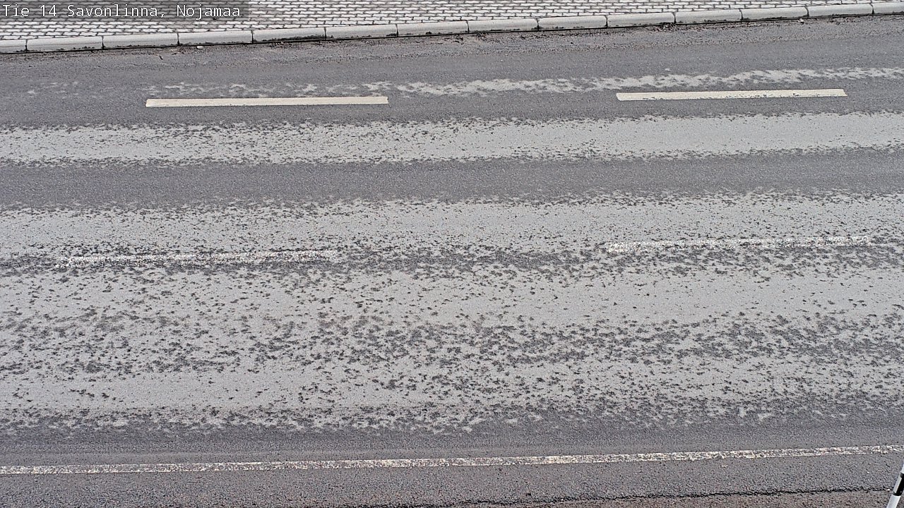 Weather Camera Image Väg 14 Nyslott, Nojanmaa, Savonlinna, Etelä-Savo