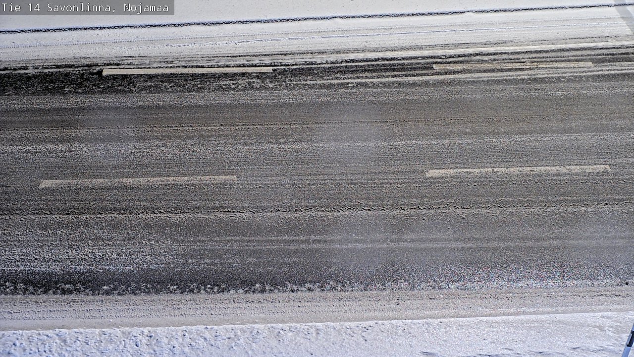 Weather Camera Image Väg 14 Nyslott, Nojanmaa, Savonlinna, Etelä-Savo