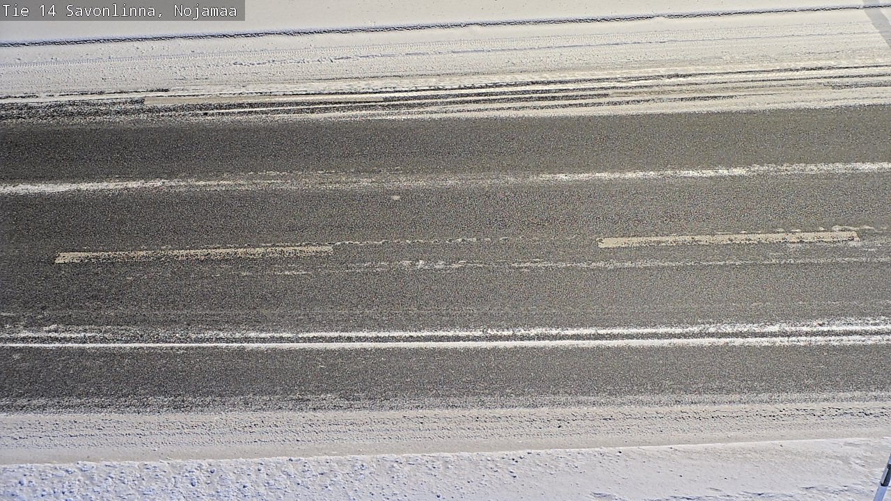 Weather Camera Image Väg 14 Nyslott, Nojanmaa, Savonlinna, Etelä-Savo