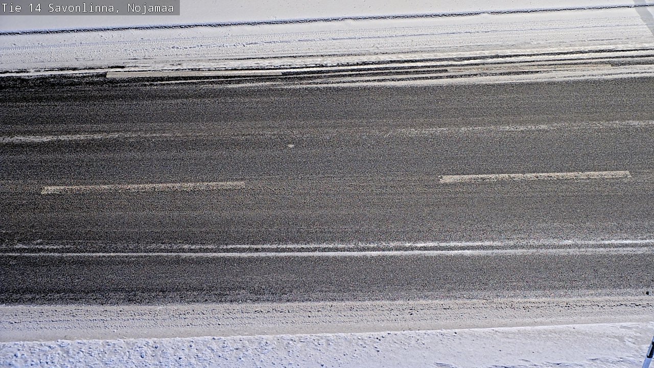 Weather Camera Image Väg 14 Nyslott, Nojanmaa, Savonlinna, Etelä-Savo