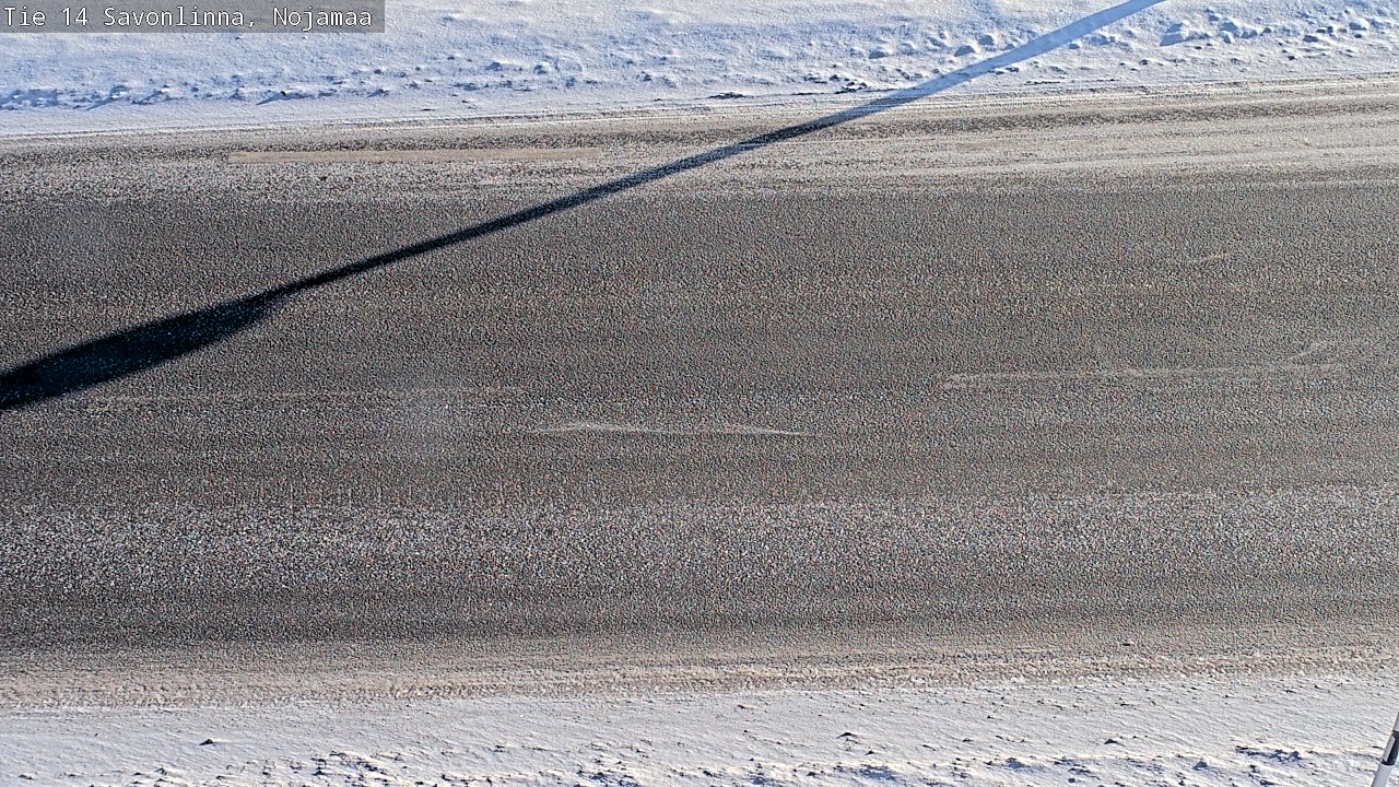 Weather Camera Image Road 14 Savonlinna, Nojanmaa, Savonlinna, Etelä-Savo