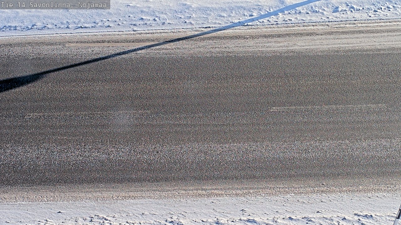 Weather Camera Image Road 14 Savonlinna, Nojanmaa, Savonlinna, Etelä-Savo