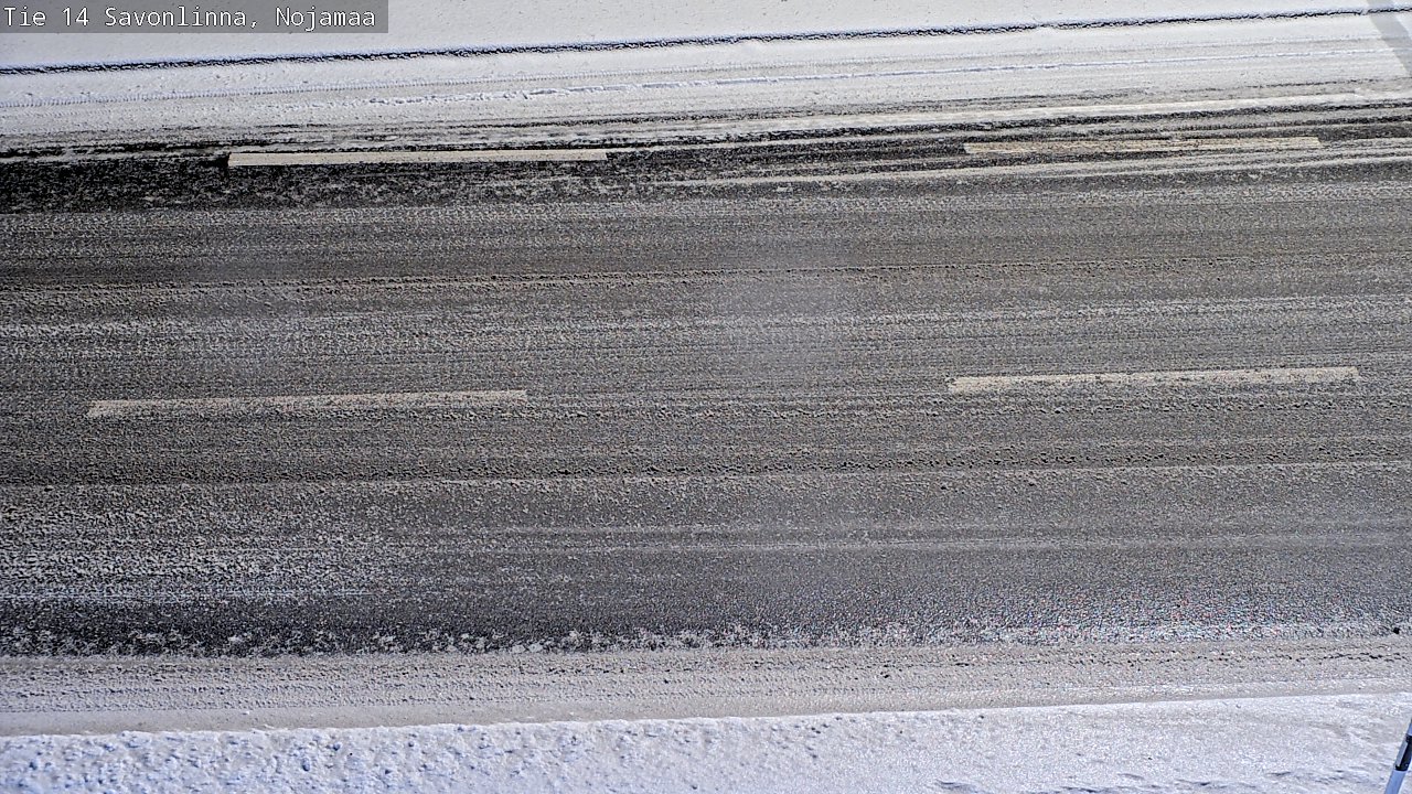 Weather Camera Image Väg 14 Nyslott, Nojanmaa, Savonlinna, Etelä-Savo