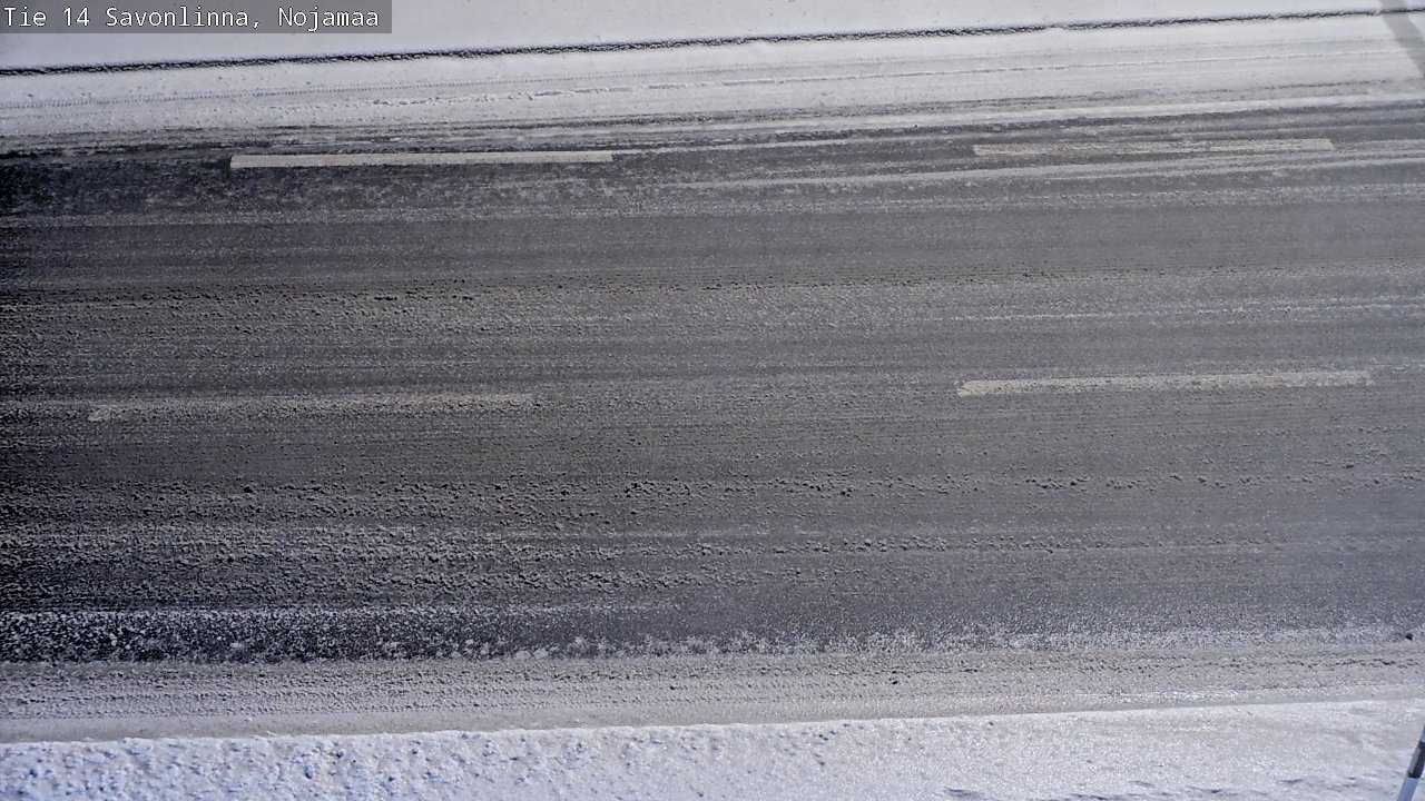 Weather Camera Image Väg 14 Nyslott, Nojanmaa, Savonlinna, Etelä-Savo