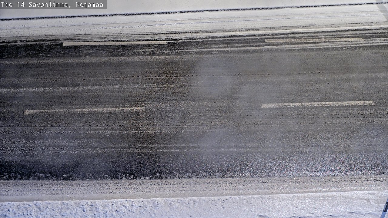 Weather Camera Image Väg 14 Nyslott, Nojanmaa, Savonlinna, Etelä-Savo