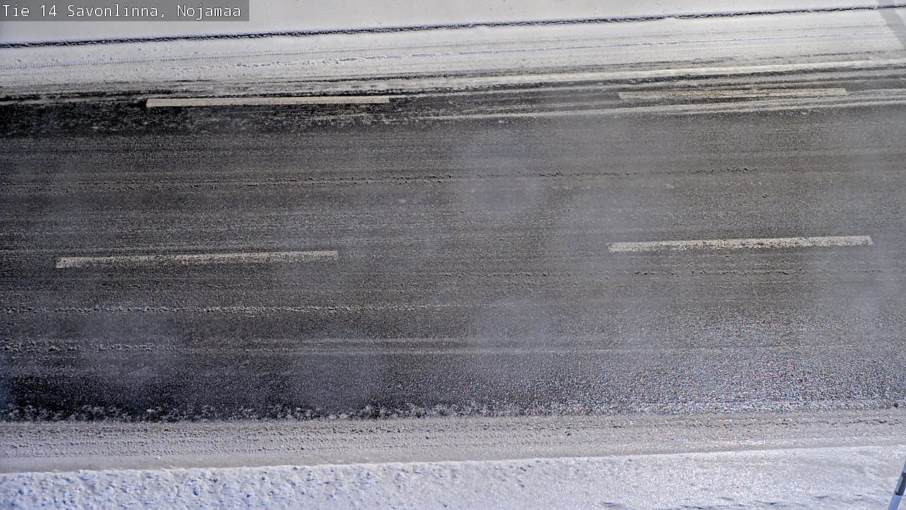Weather Camera Image Väg 14 Nyslott, Nojanmaa, Savonlinna, Etelä-Savo