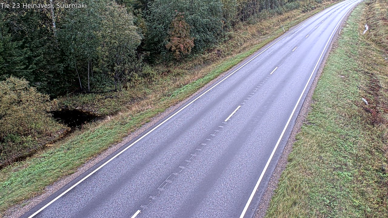 Weather Camera Image Väg 23 Heinävesi, Suurmäki, Heinävesi, Pohjois-Karjala