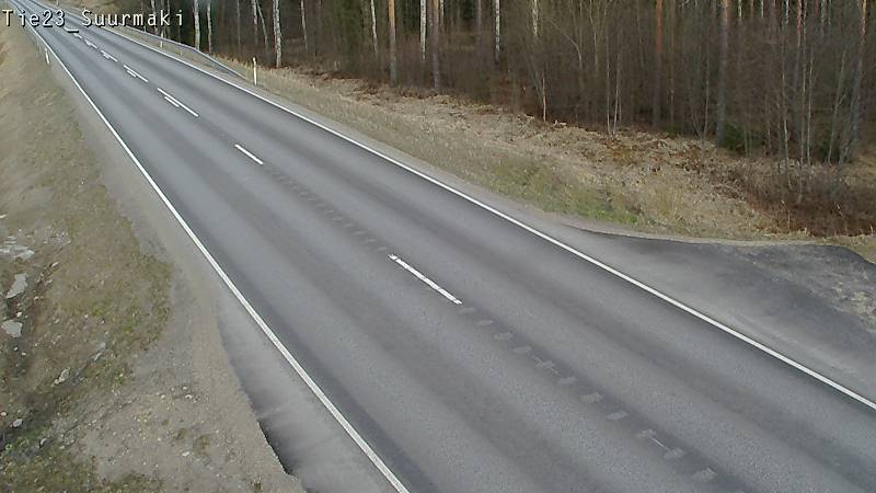 Weather Camera Image Väg 23 Heinävesi, Suurmäki, Heinävesi, Pohjois-Karjala