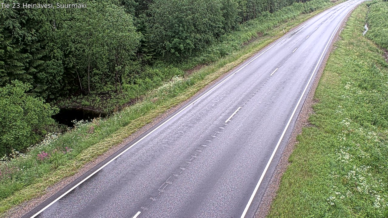 Weather Camera Image Road 23 Heinävesi, Suurmäki, Heinävesi, Pohjois-Karjala