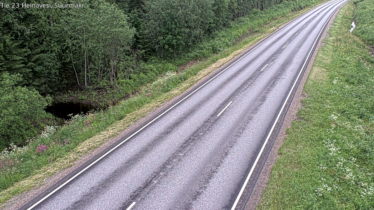 Weather Camera Image Väg 23 Heinävesi, Suurmäki, Heinävesi, Pohjois-Karjala