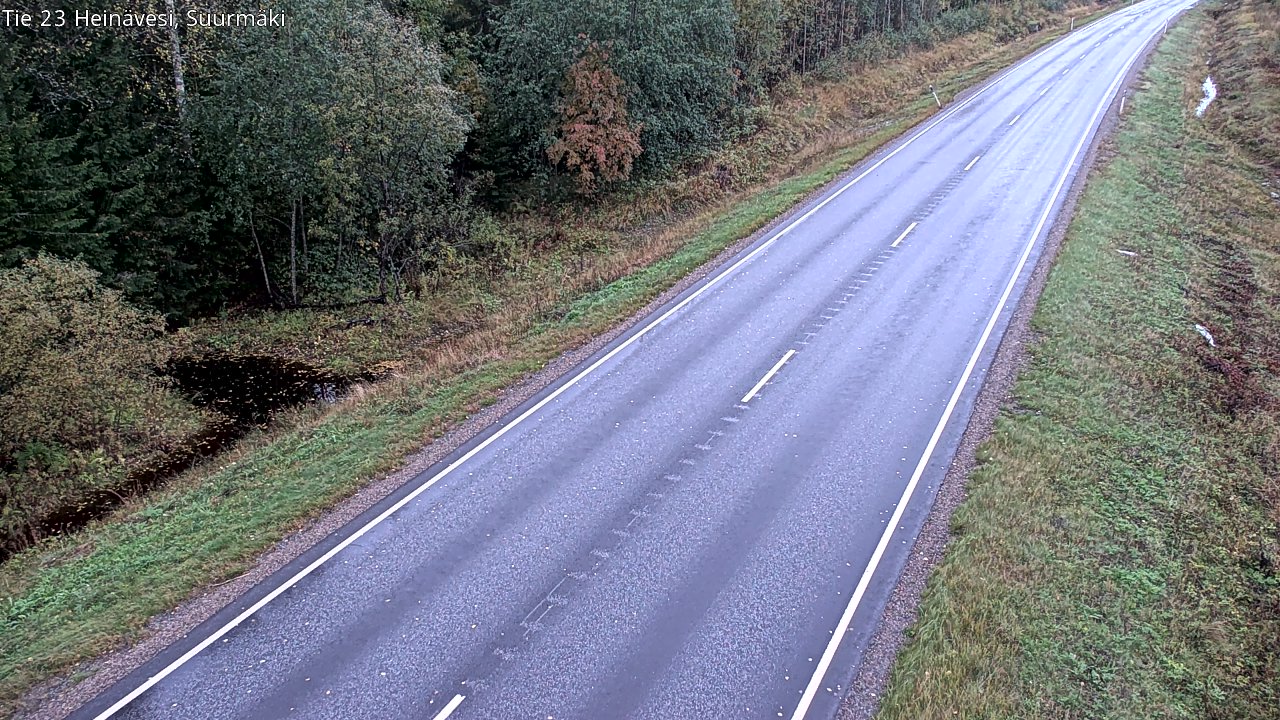 Weather Camera Image Väg 23 Heinävesi, Suurmäki, Heinävesi, Pohjois-Karjala
