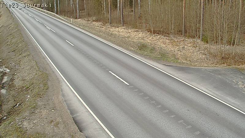 Weather Camera Image Road 23 Heinävesi, Suurmäki, Heinävesi, Pohjois-Karjala