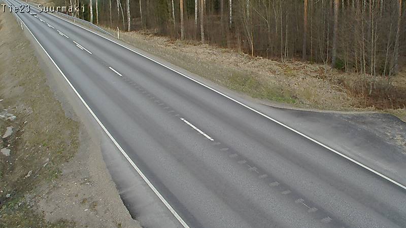 Weather Camera Image Väg 23 Heinävesi, Suurmäki, Heinävesi, Pohjois-Karjala