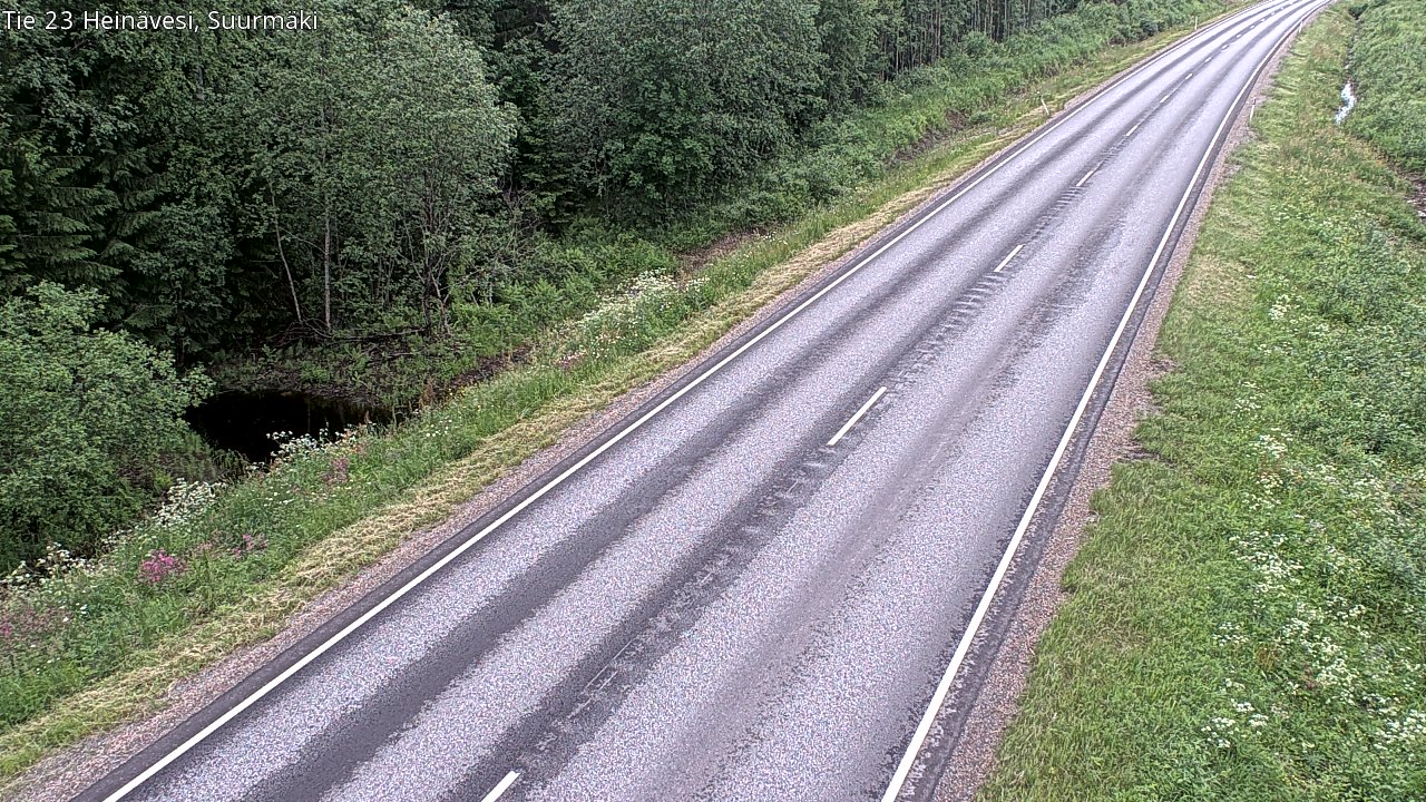 Weather Camera Image Road 23 Heinävesi, Suurmäki, Heinävesi, Pohjois-Karjala