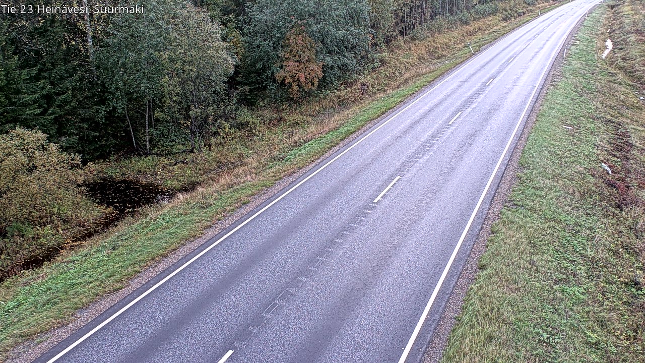 Weather Camera Image Väg 23 Heinävesi, Suurmäki, Heinävesi, Pohjois-Karjala