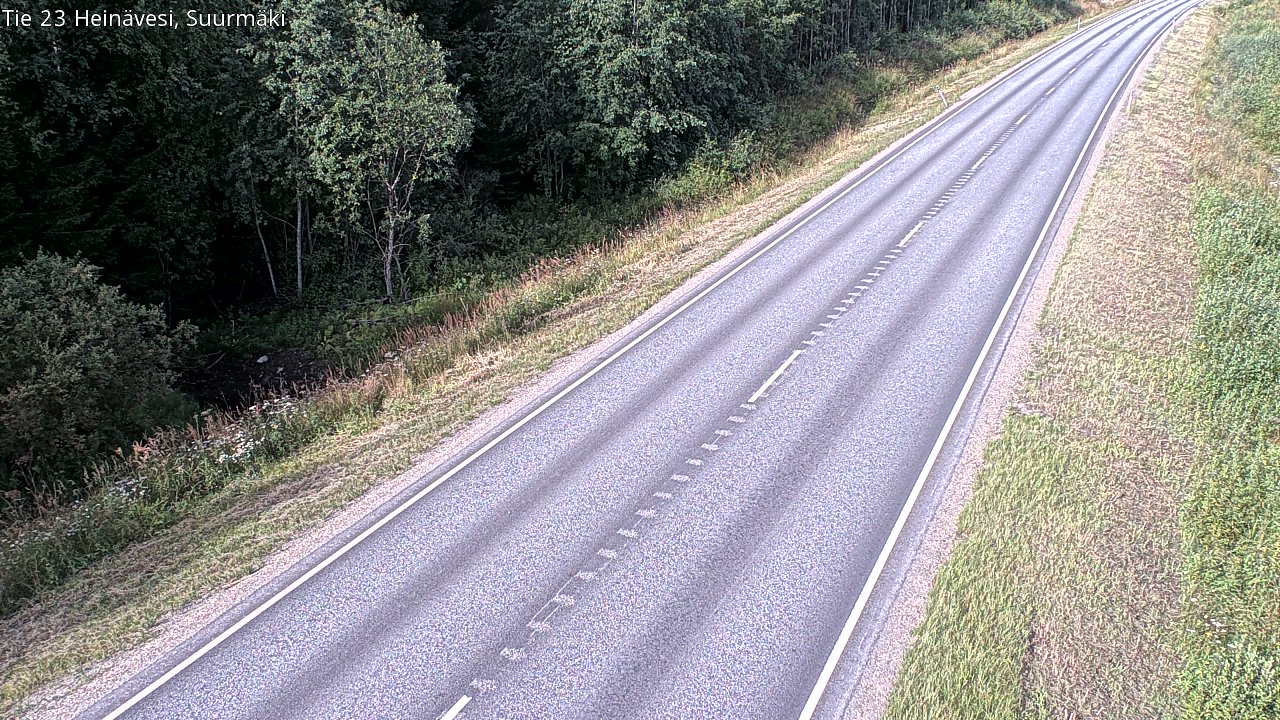 Weather Camera Image Road 23 Heinävesi, Suurmäki, Heinävesi, Pohjois-Karjala