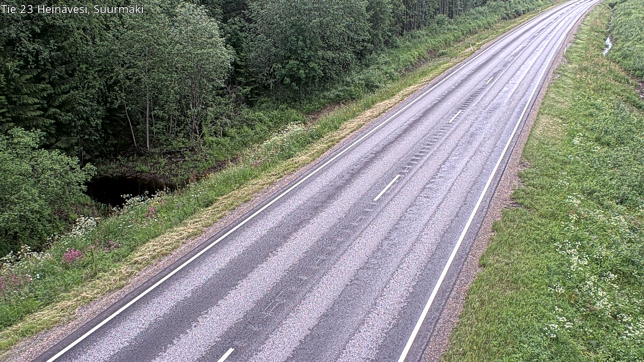 Weather Camera Image Road 23 Heinävesi, Suurmäki, Heinävesi, Pohjois-Karjala