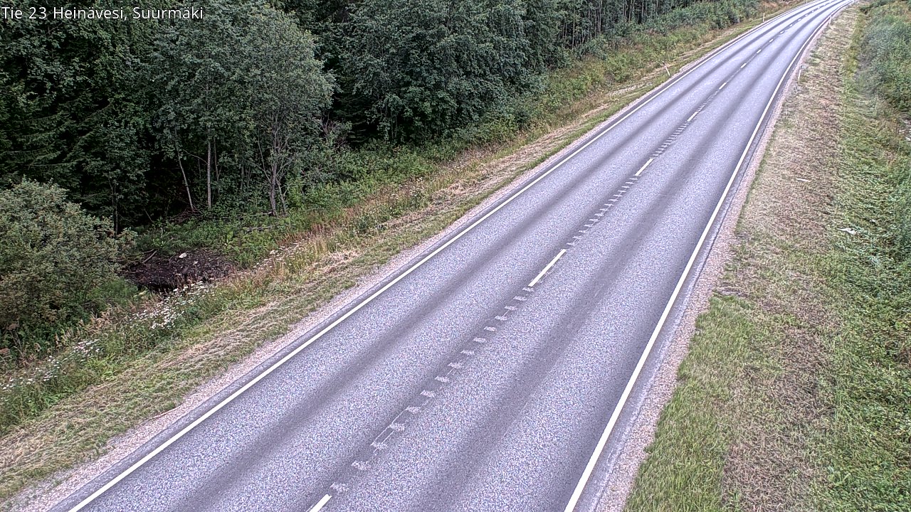 Weather Camera Image Road 23 Heinävesi, Suurmäki, Heinävesi, Pohjois-Karjala