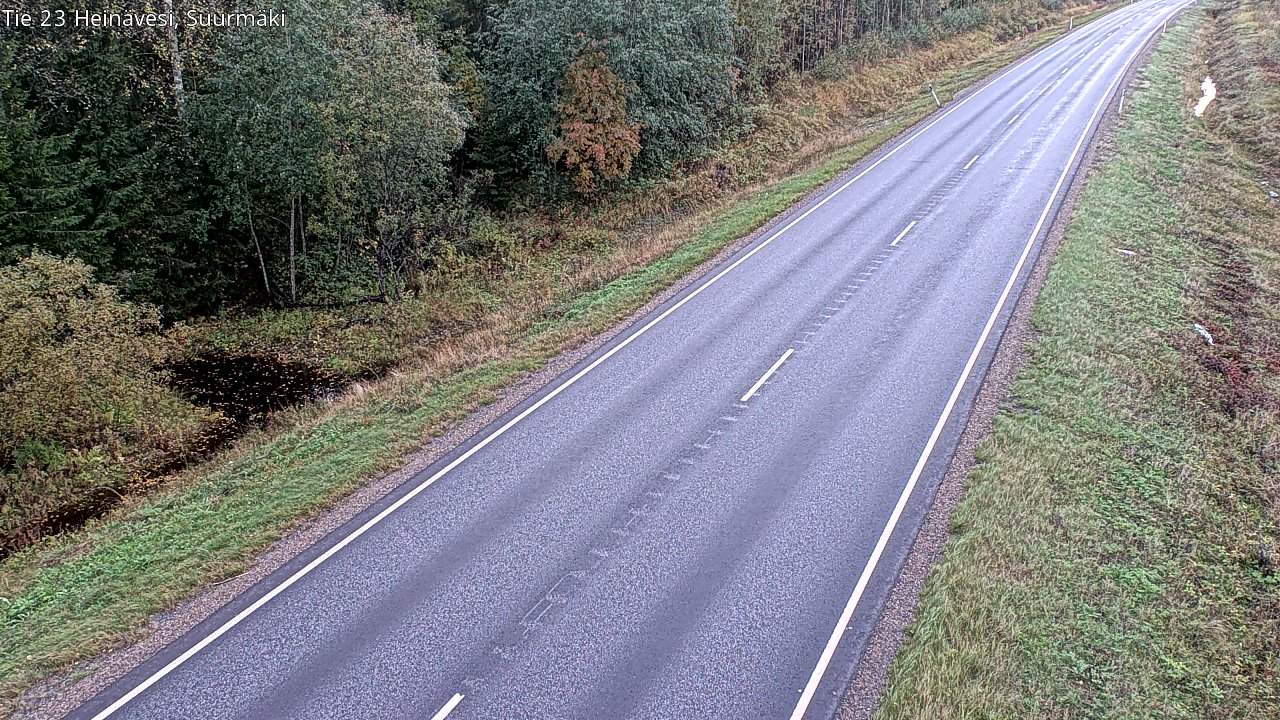 Weather Camera Image Väg 23 Heinävesi, Suurmäki, Heinävesi, Pohjois-Karjala