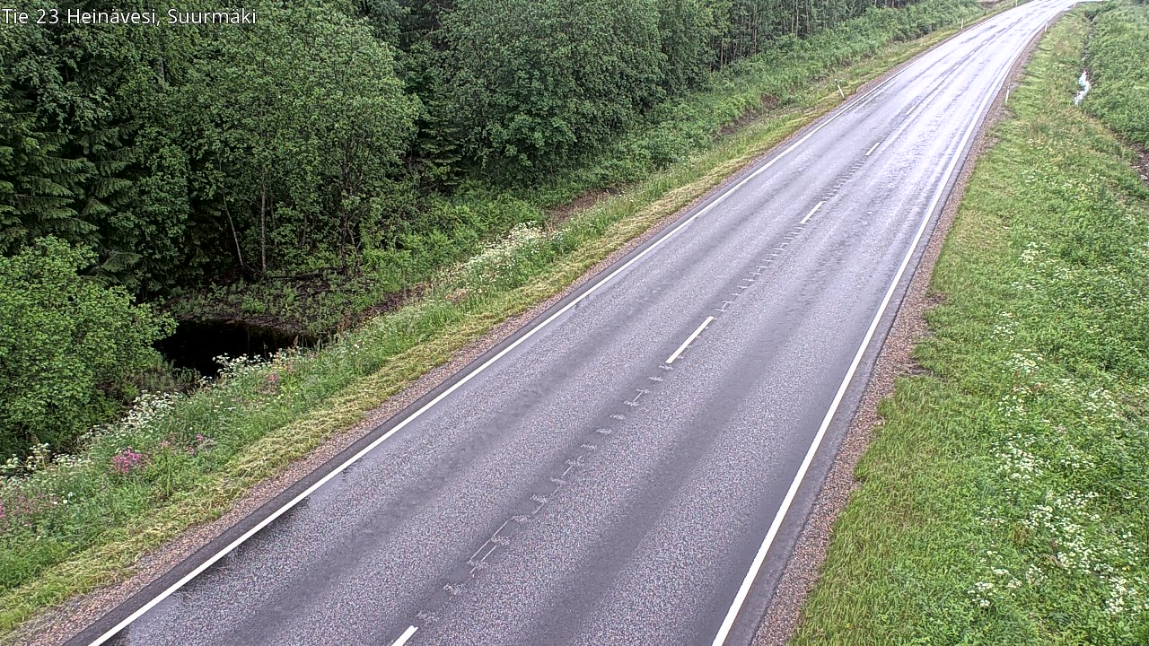 Weather Camera Image Road 23 Heinävesi, Suurmäki, Heinävesi, Pohjois-Karjala
