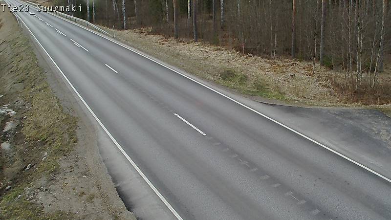 Weather Camera Image Road 23 Heinävesi, Suurmäki, Heinävesi, Pohjois-Karjala