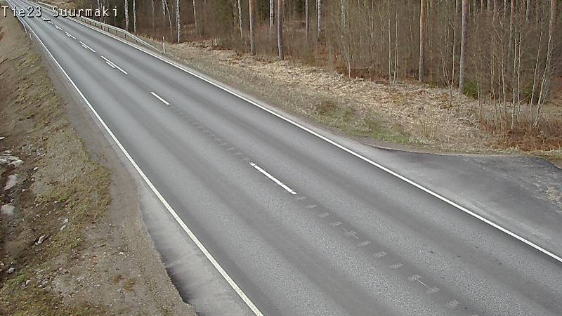 Weather Camera Image Road 23 Heinävesi, Suurmäki, Heinävesi, Pohjois-Karjala