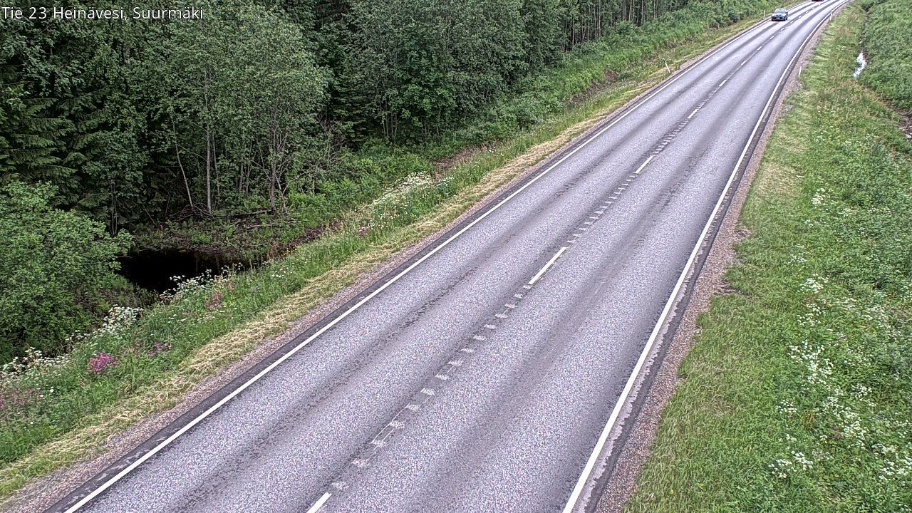 Weather Camera Image Väg 23 Heinävesi, Suurmäki, Heinävesi, Pohjois-Karjala