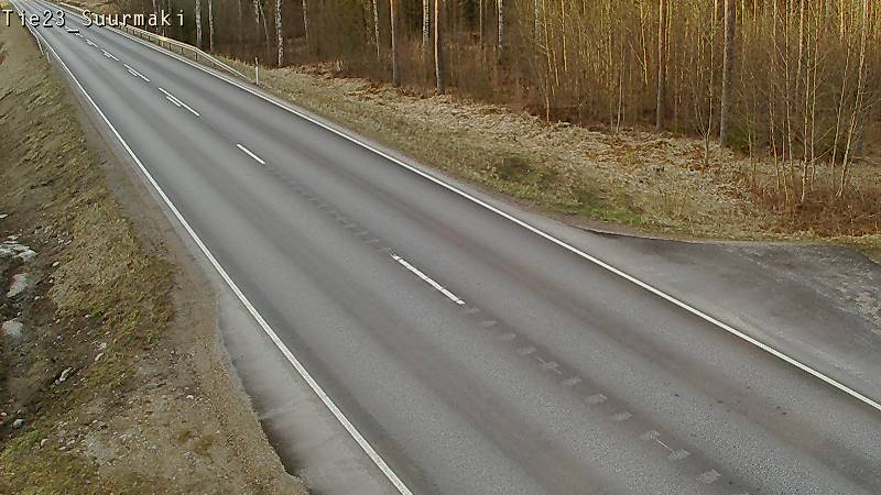 Weather Camera Image Road 23 Heinävesi, Suurmäki, Heinävesi, Pohjois-Karjala