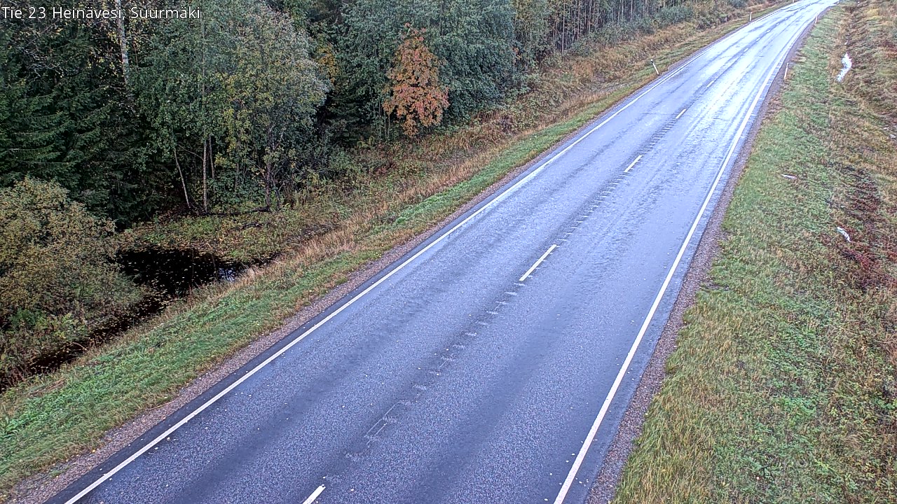 Weather Camera Image Väg 23 Heinävesi, Suurmäki, Heinävesi, Pohjois-Karjala