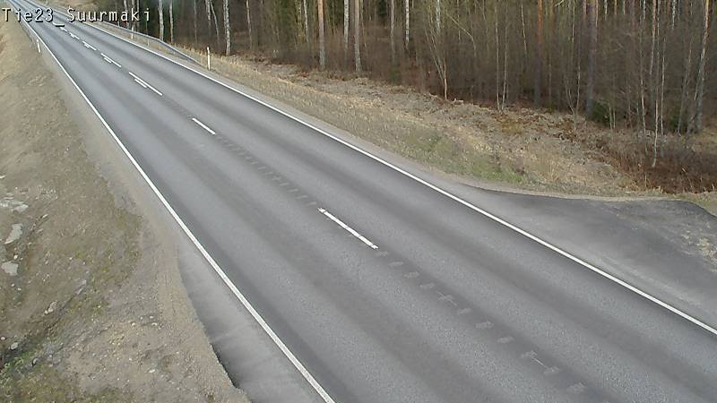Weather Camera Image Väg 23 Heinävesi, Suurmäki, Heinävesi, Pohjois-Karjala