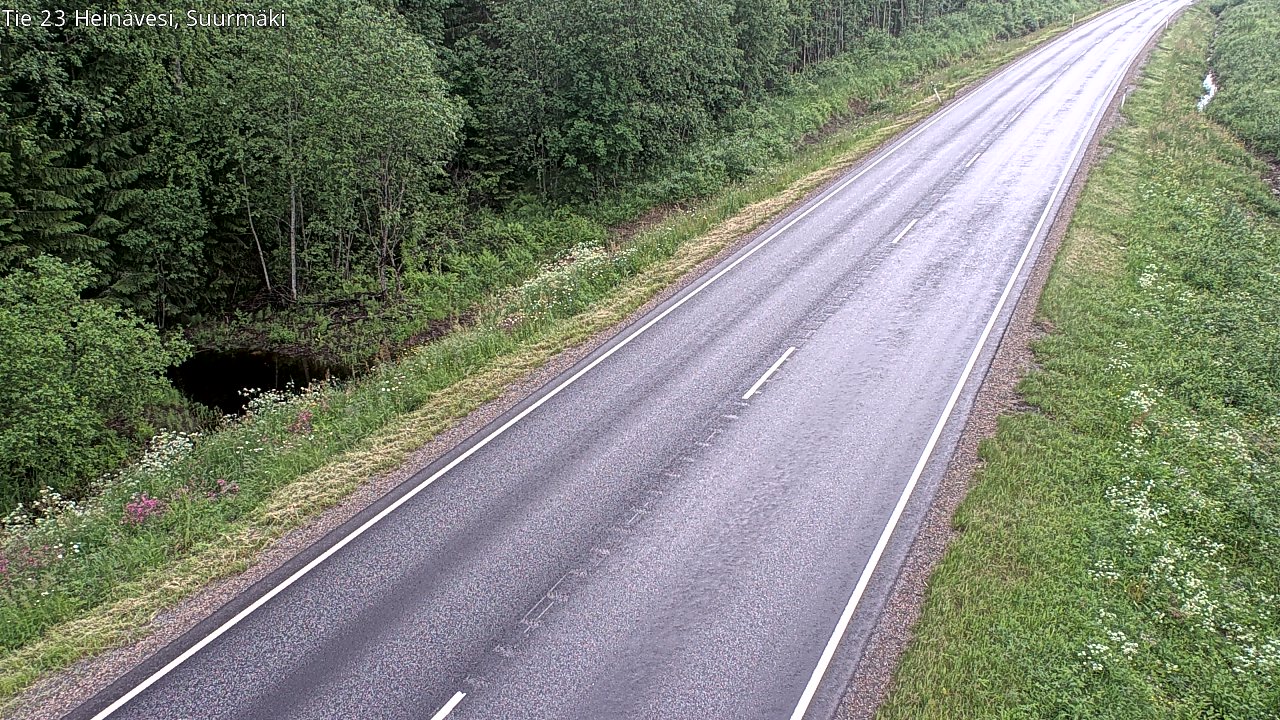 Weather Camera Image Road 23 Heinävesi, Suurmäki, Heinävesi, Pohjois-Karjala