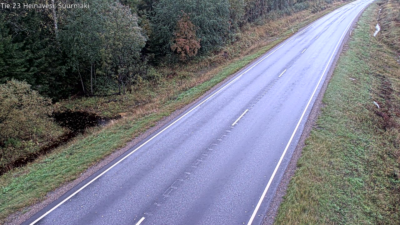 Weather Camera Image Väg 23 Heinävesi, Suurmäki, Heinävesi, Pohjois-Karjala