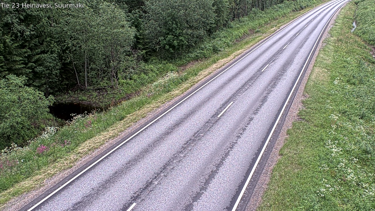 Weather Camera Image Väg 23 Heinävesi, Suurmäki, Heinävesi, Pohjois-Karjala