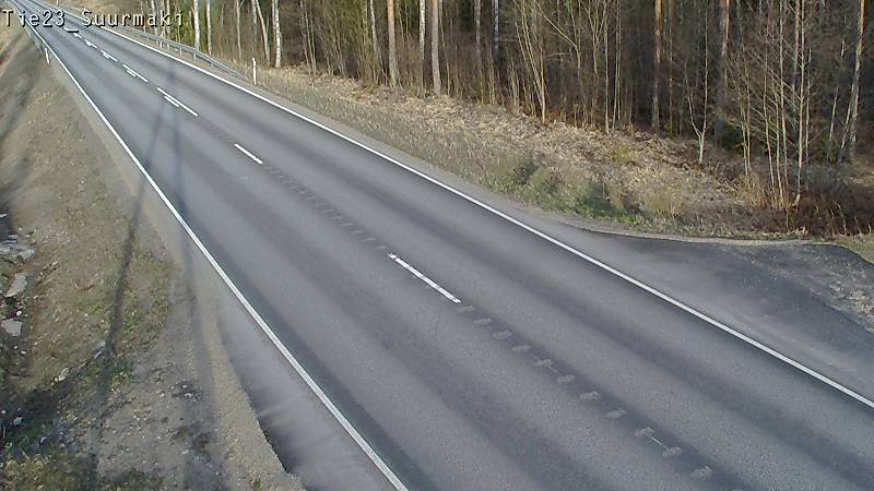 Weather Camera Image Väg 23 Heinävesi, Suurmäki, Heinävesi, Pohjois-Karjala