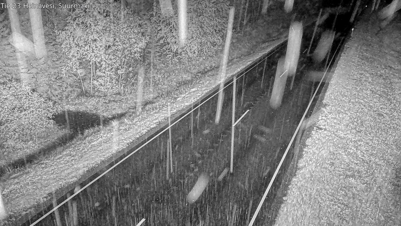 Weather Camera Image Väg 23 Heinävesi, Suurmäki, Heinävesi, Pohjois-Karjala