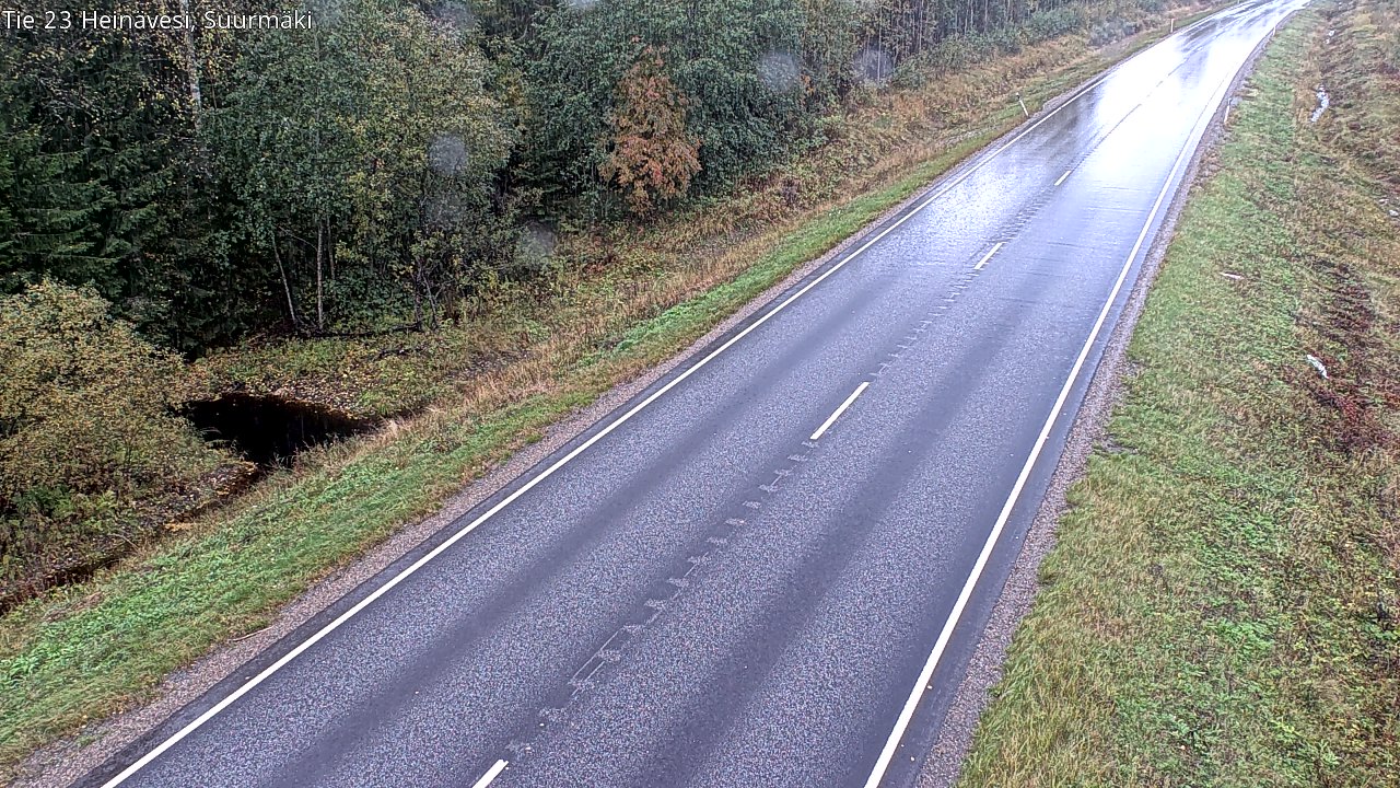 Weather Camera Image Väg 23 Heinävesi, Suurmäki, Heinävesi, Pohjois-Karjala