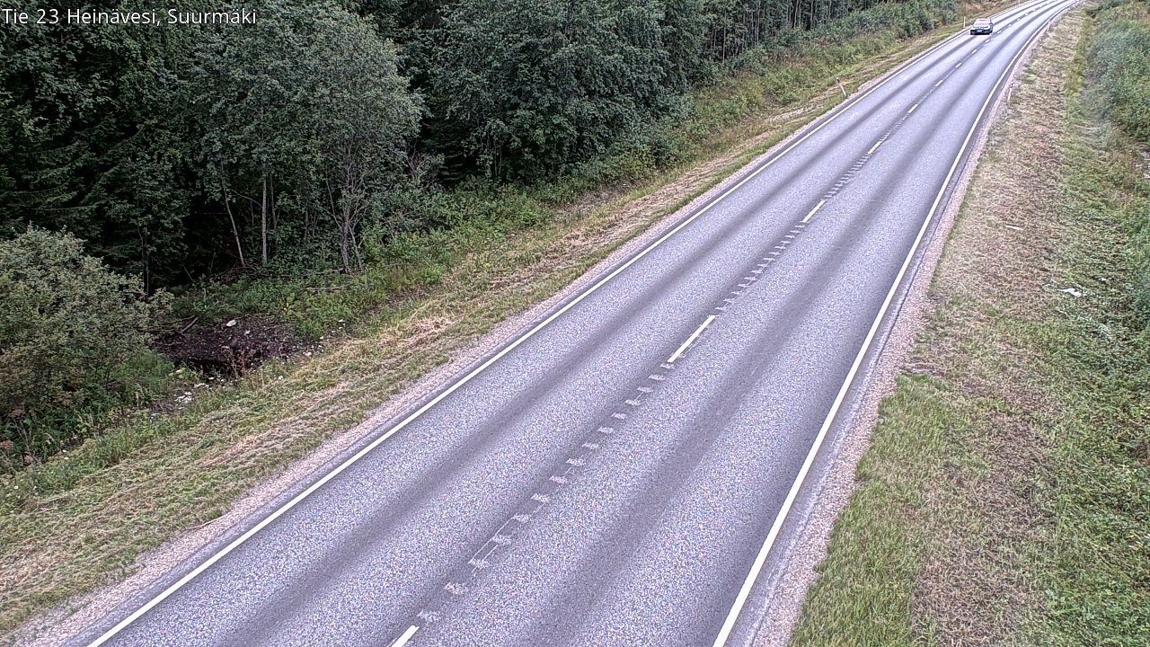 Weather Camera Image Väg 23 Heinävesi, Suurmäki, Heinävesi, Pohjois-Karjala