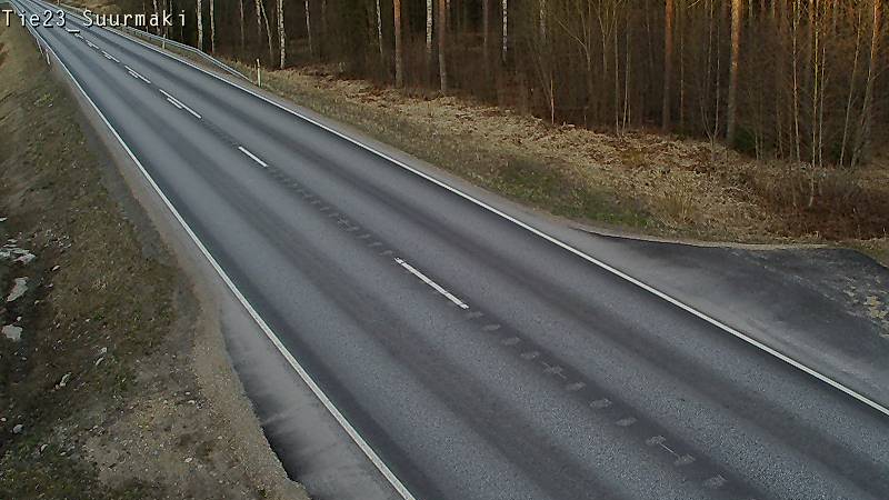 Weather Camera Image Väg 23 Heinävesi, Suurmäki, Heinävesi, Pohjois-Karjala