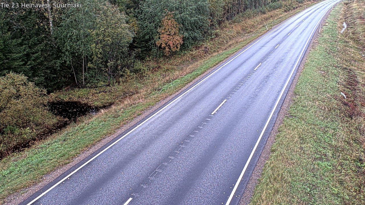 Weather Camera Image Väg 23 Heinävesi, Suurmäki, Heinävesi, Pohjois-Karjala