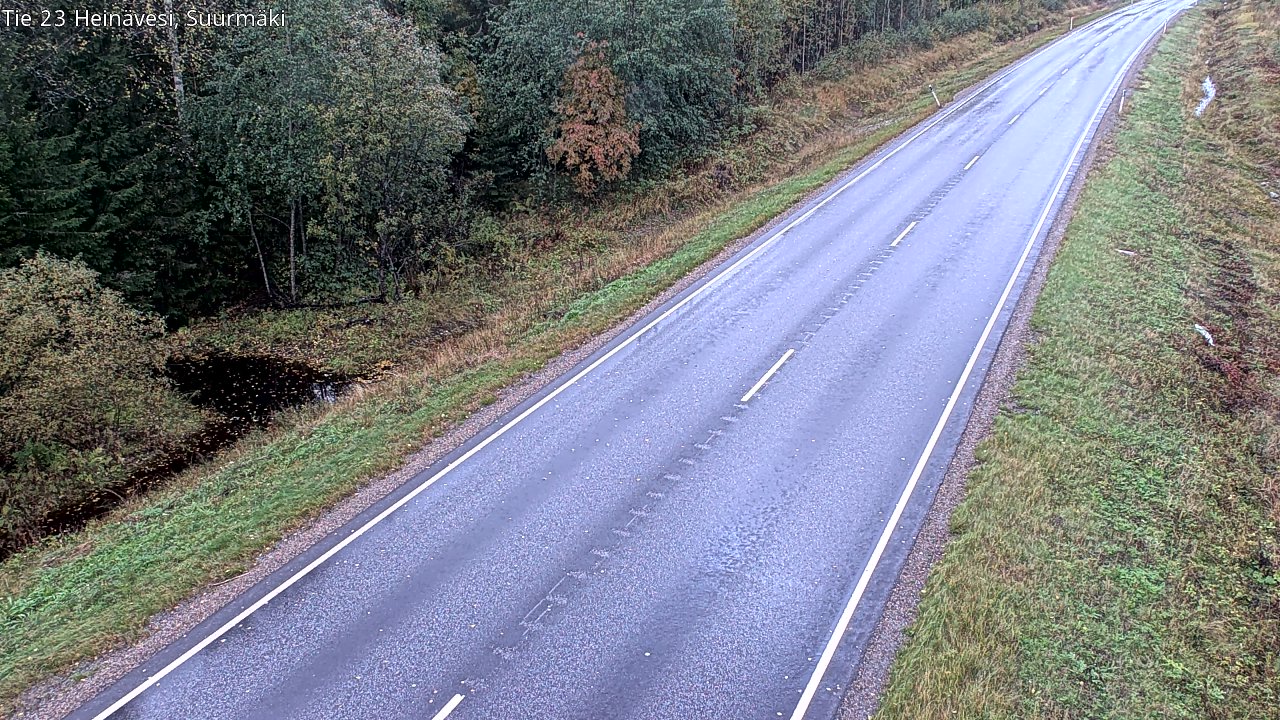 Weather Camera Image Väg 23 Heinävesi, Suurmäki, Heinävesi, Pohjois-Karjala