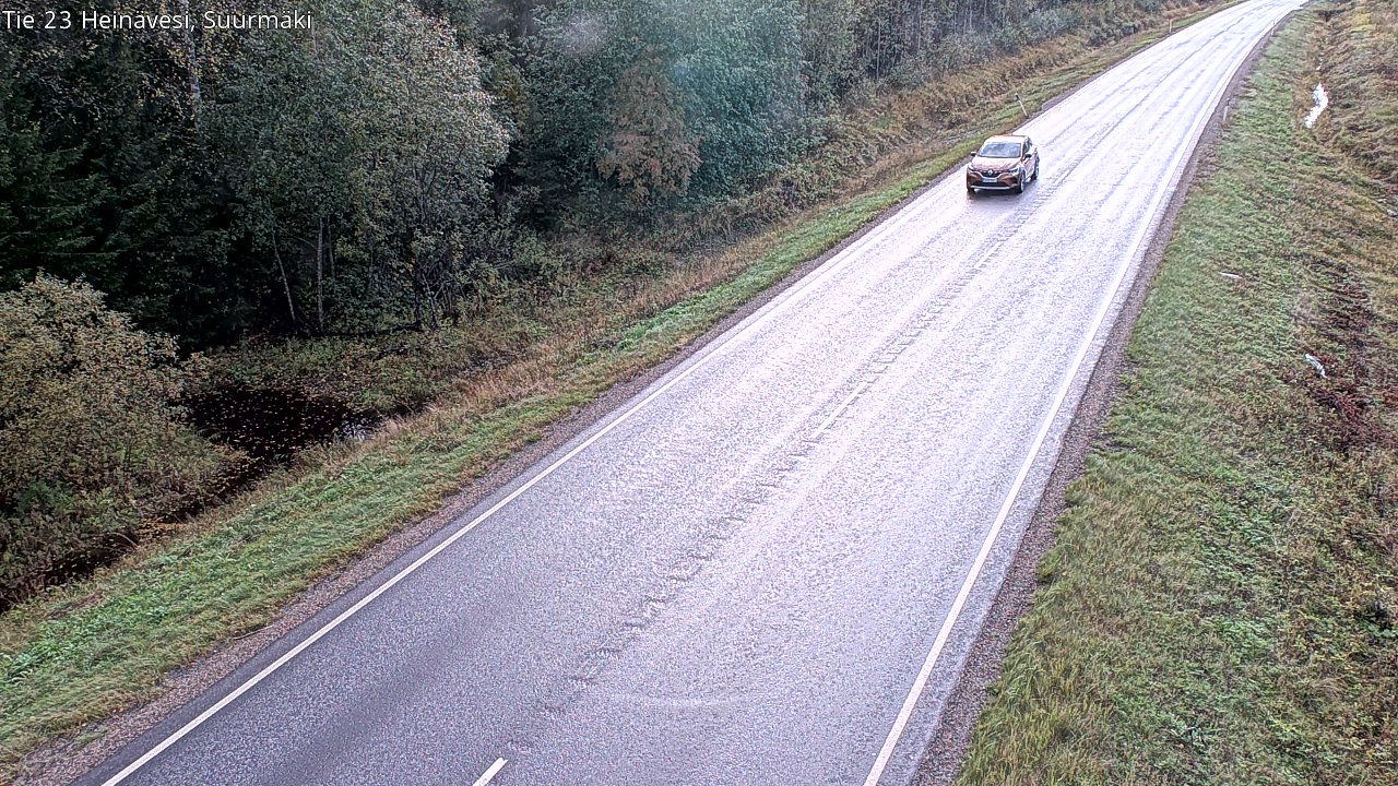 Weather Camera Image Väg 23 Heinävesi, Suurmäki, Heinävesi, Pohjois-Karjala